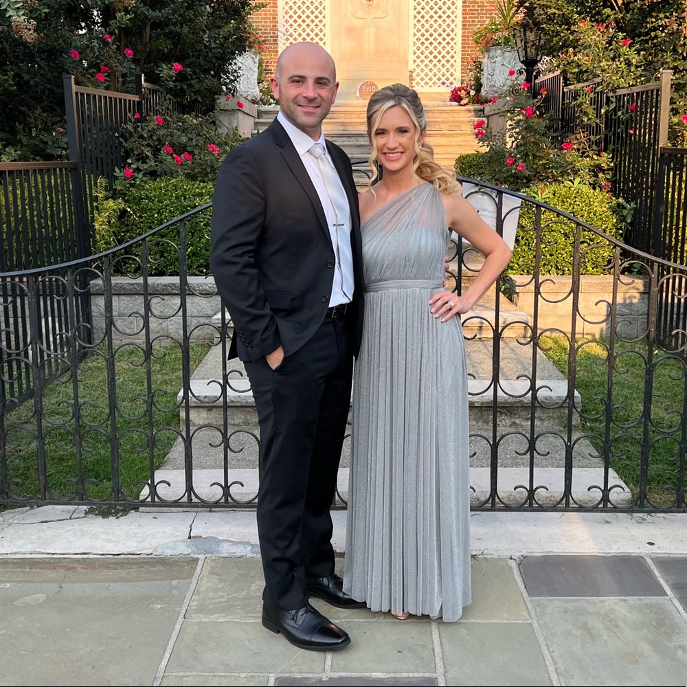 Silver dress - worn once as a bridesmaid.